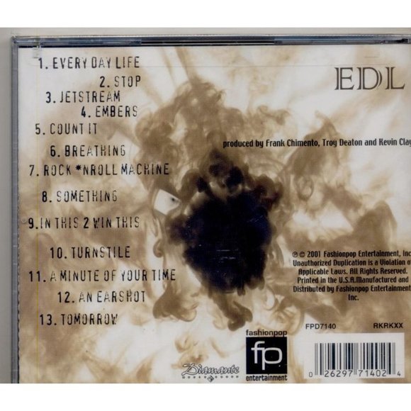 EDL EVERY DAY LIFE SELF-TITLED CD, 13 SONGS, ©2001 - Picture 2 of 2